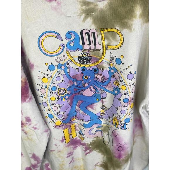 Camp High Hoodie Tie Dye 2 XL Multicolor - Picture 5 of 5